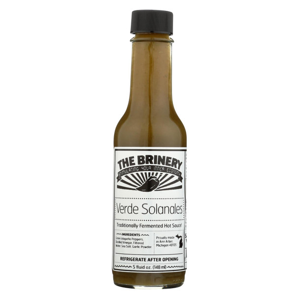 The Brinery - Sauce Hot Green Louisiana - Case of 12 - 5 FZ The Brinery - Sauce Hot Green Louisiana - Case of 12 - 5 FZ