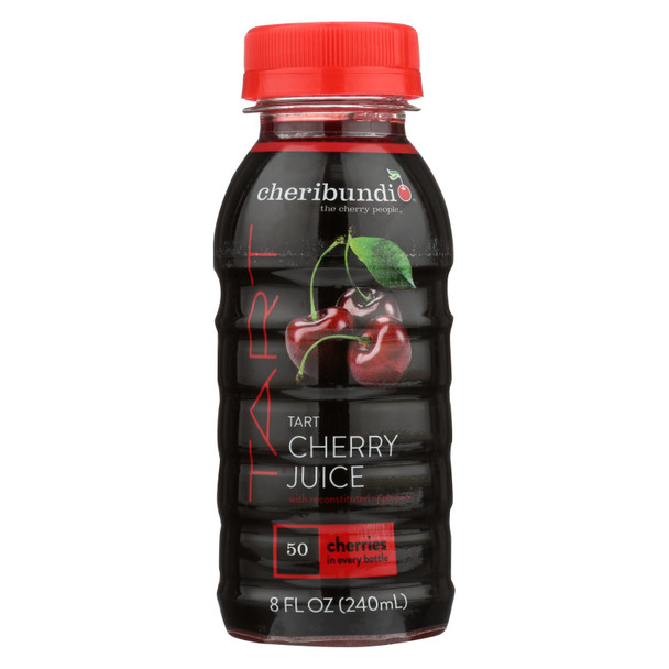 Cheribundi Tart Cherry Juice With Reconstituted Apple Juice  - Case of 12 - 8 FZ