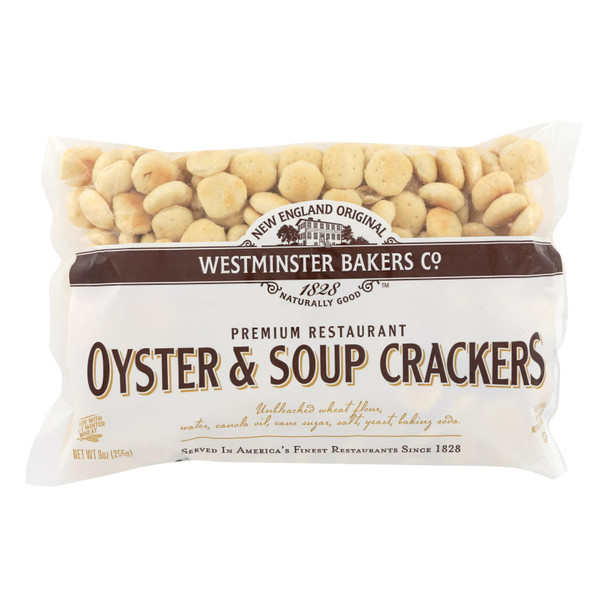 Westminster Cracker Co Oyster & Soup Crackers - Case of 12 - 9 OZ