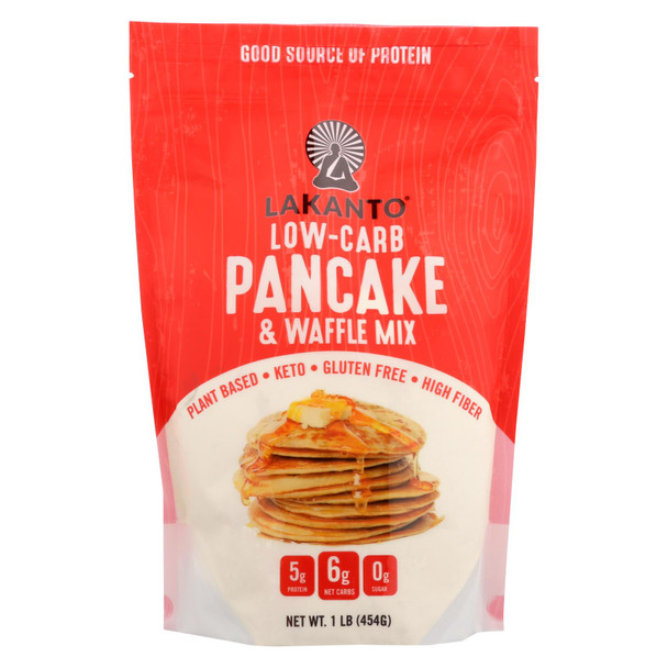 Lakanto - Mix Pancake & Waffle - Case of 8 - 1 LB