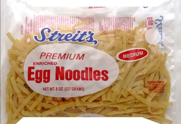 Streit's - Egg Noodles Medium - Case of 12 - 8 OZ