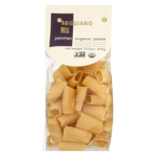 Seggiano Organic Paccheri Pasta  - Case of 8 - 13.25 OZ