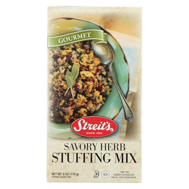 Streit's - Stuffing Mix Herb - Case of 12 - 6 OZ