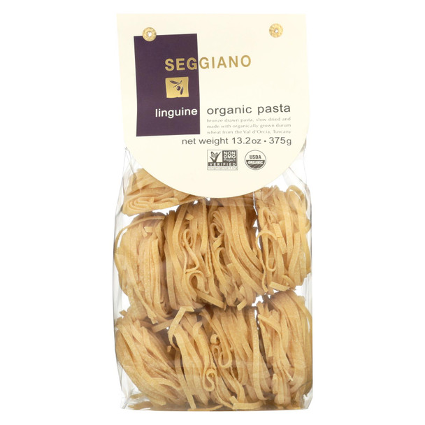 Seggiano Organic Linguine Pasta  - Case of 8 - 13.2 OZ