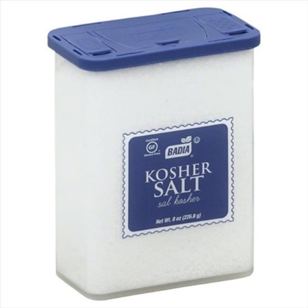 Badia Spices Kosher Salt - Case of 12 - 8 OZ
