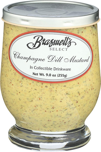 Braswell's - Mustard Champagne Dill - Case of 6 - 9 OZ