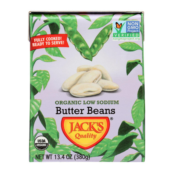 Jack's Quality Butter Beans - Case of 8 - 13.4 OZ