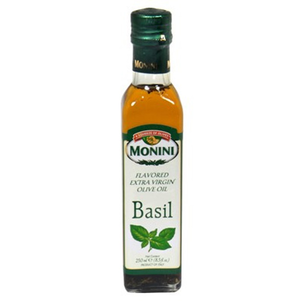 Monini Extra Virgin Olive Oil Basil - Case of 6 - 8.5 FZ