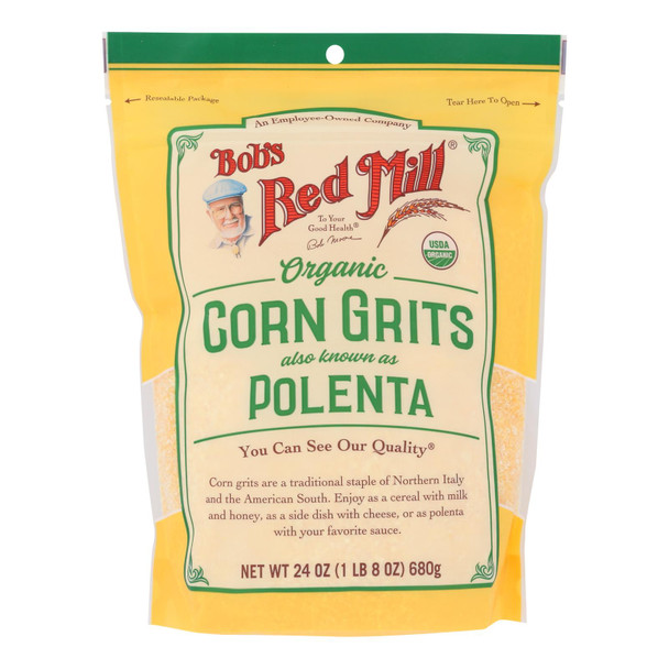 Bob's Red Mill - Corn Grits Polenta - Case of 4 - 24 OZ