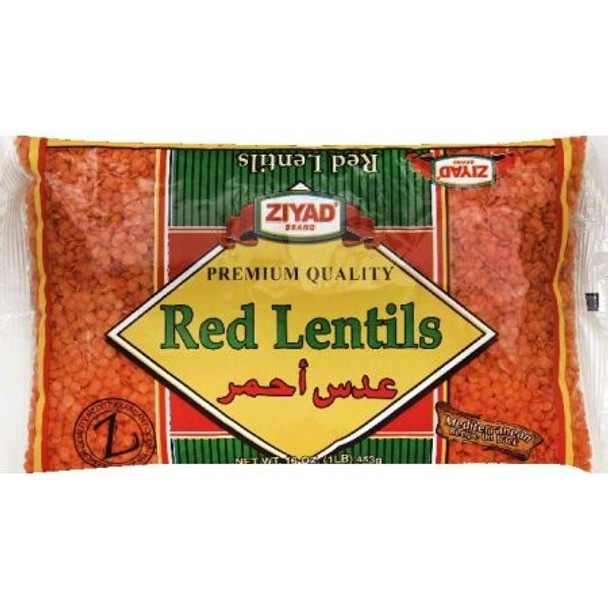 Ziyad - Beans Red Lentil - Case of 6 - 16 OZ