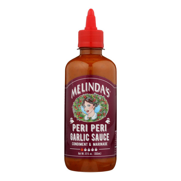 Melinda's - Garlic Sauce Peri Peri - Case of 6 - 12 OZ