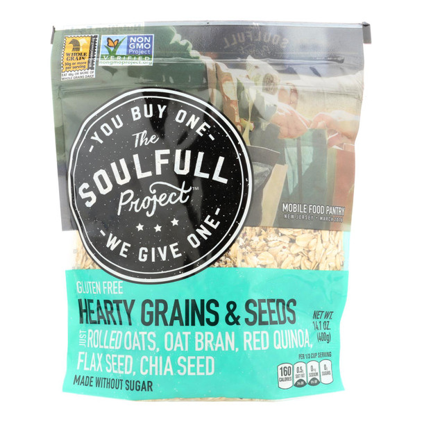 The Soulfull Project - Cereal Hrty Green Seed Bag - Case of 6 - 14.1 OZ