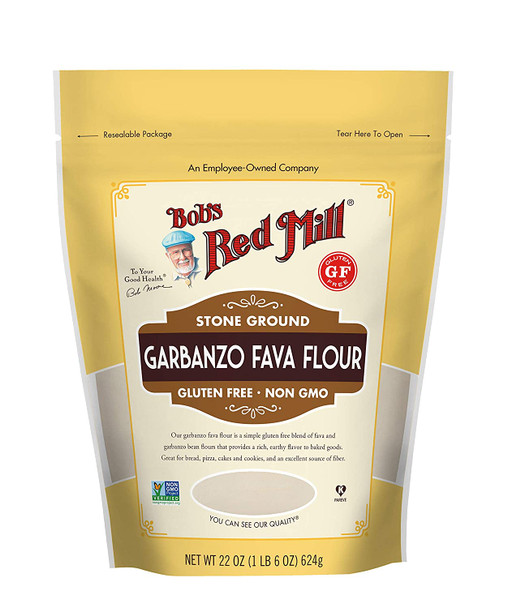 Bob's Red Mill - Flour Garbanzo/fava Gluten Free - Case of 4 - 22 OZ
