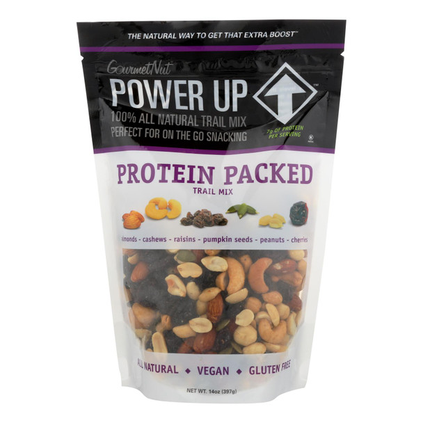 Gourmet Nut - Trail Mix Protein Packed - Case of 6 - 14 OZ