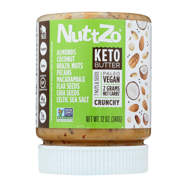 Nuttzo - Nut & Seed Butter Keto - Case of 6 - 12 OZ