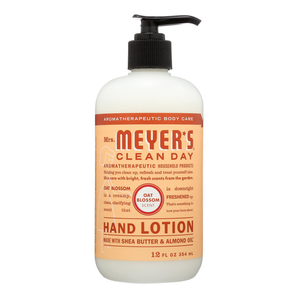 Mrs.meyers Clean Day - Hand Lotion Oat Blossom - Case of 6 - 12 FZ