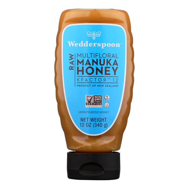 Wedderspoon - Honey Manuka Kfactor - Case of 6 - 12 OZ