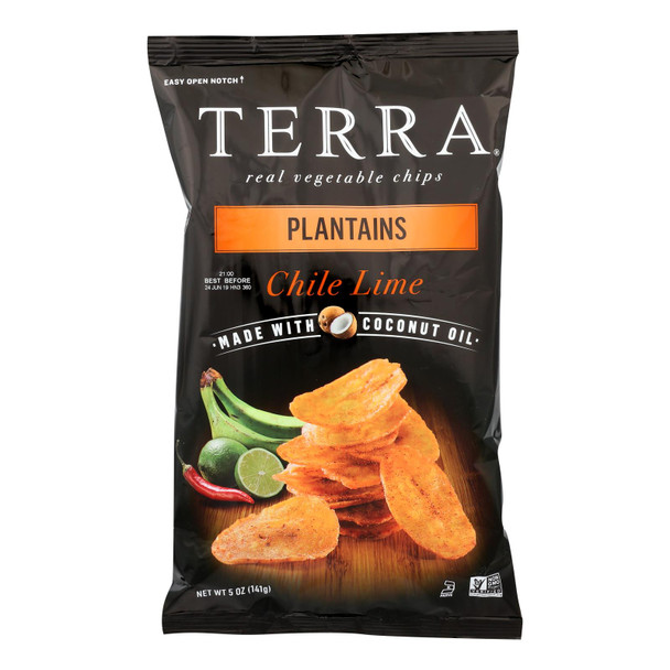Terra Chips - Chip Veg Plntns Chili - Case of 12 - 5 OZ