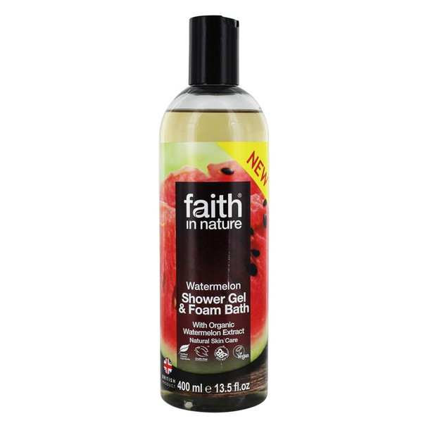 Faith In Nature - Gel&bath Foam Watermelon - 1 Each - 13.5 FZ