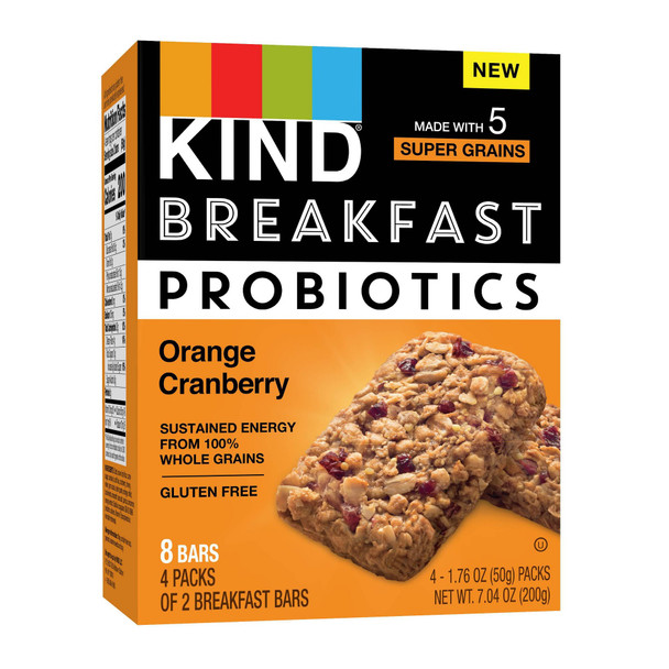 Kind - Breakfast Br Prob Orange Cnbry - Case of 8 - 4/1.76OZ