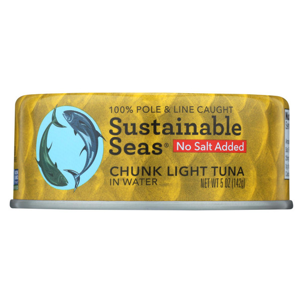 Sustainable Seas Chunk Light Tuna In Water - Case of 12 - 5 OZ