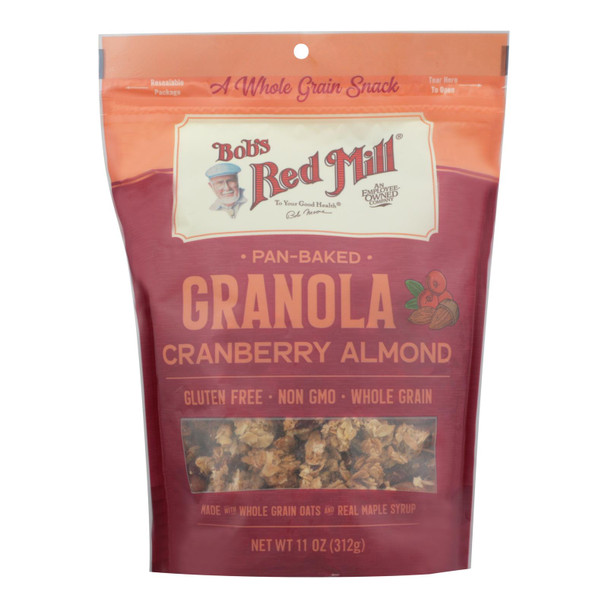 Bob's Red Mill - Granola Cranberry Almond - Case of 6 - 11 OZ