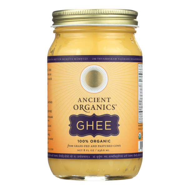 Ancient Organics Ghee  - Case of 6 - 8 FZ