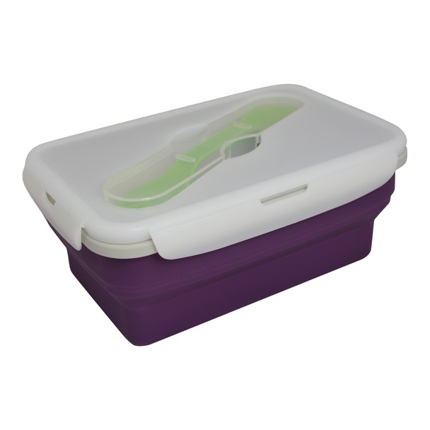 Ecovessel - Lunch Box Purlpe Sng Comp - Case of 6 - 32 OZ