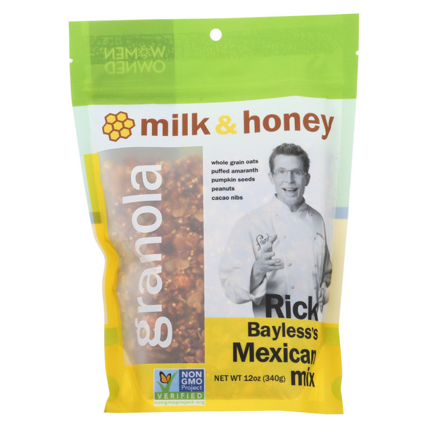 Milk And Honey Granola Rick Bayless's Mexican Mix - Case of 6 - 12 OZ