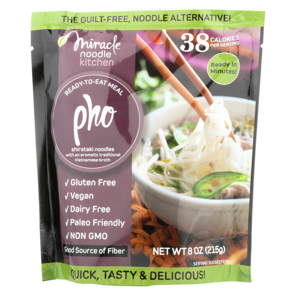 Miracle Noodle KitchenS Pho Noodles  - Case of 6 - 8 OZ