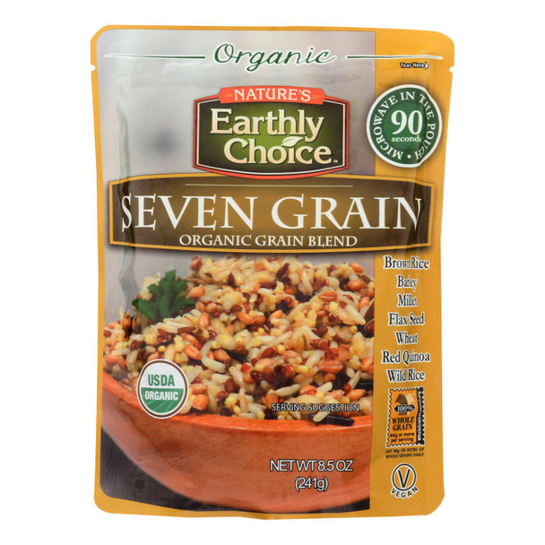 Nature's Earthly Choice Seven Grain Organic Grain Blend - Case of 6 - 8.5 OZ