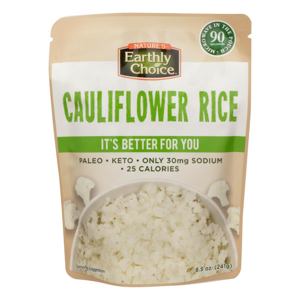 Nature's Earthly Choice - Rice Cauliflower - Case of 6 - 8.5 OZ