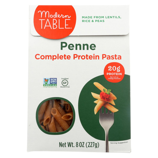 Modern Table's Lentil Penne Pasta  - Case of 6 - 8 OZ