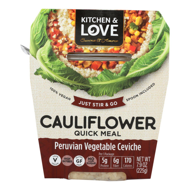 Cucina & Amore - Meal Cauliflower Peru Veg - Case of 6 - 7.9 OZ
