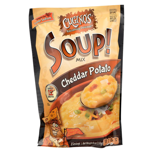 Cugino's Cheddar Potato Soup Mix  - Case of 6 - 8 OZ