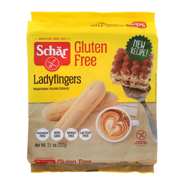 Schar - Cookies Ladyfingers Gluten Free - Case of 6 - 7.1 OZ
