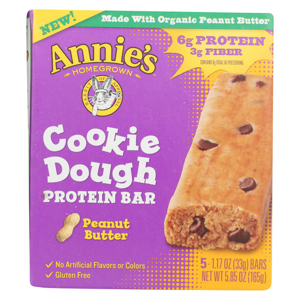 Annie's Homegrown - Kd Cookie Dgh Ptnbr Pbt - Case of 8 - 5.85 OZ