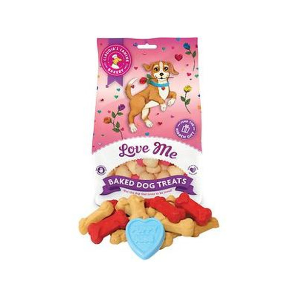 Claudia's Canine Bakery - Dog Treats Love Me - Case of 6 - 8 OZ