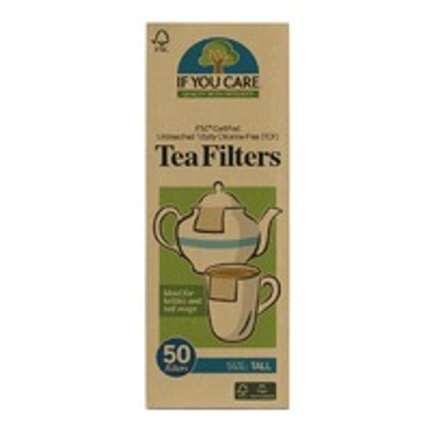 If You Care - Tea Filters Chlorine Free - Case of 20 - 50 CT