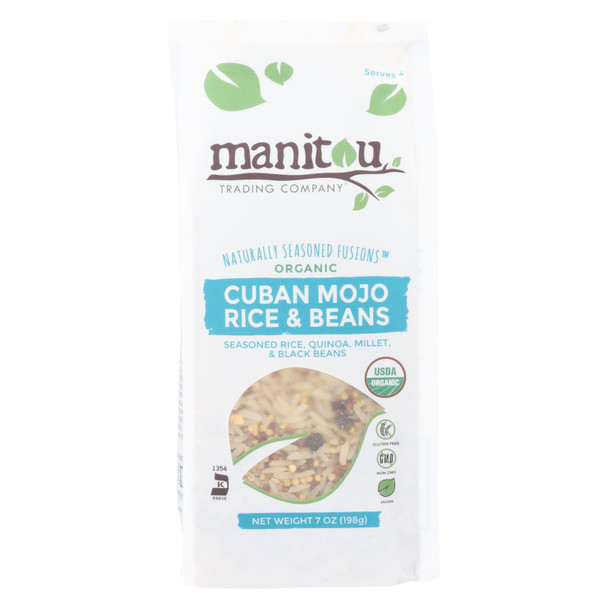 Manitou - Rice&beans Cuban Mojo - Case of 6 - 7 OZ