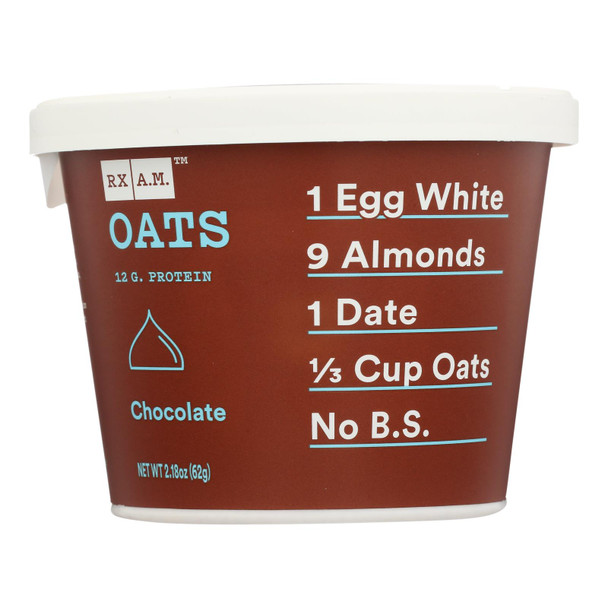 Rxbar - Rx A.m. Oats Chocolate - Case of 12 - 2.18 OZ