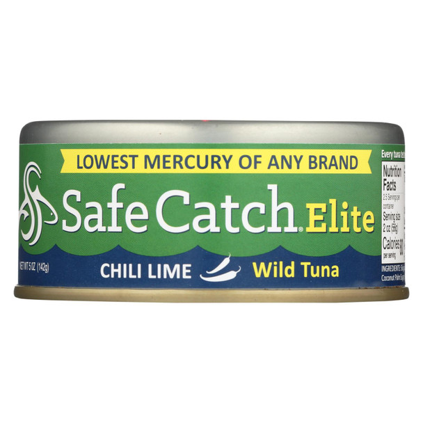 Safe Catch - Tuna Elite Wild Chili Lme - Case of 6 - 5 OZ