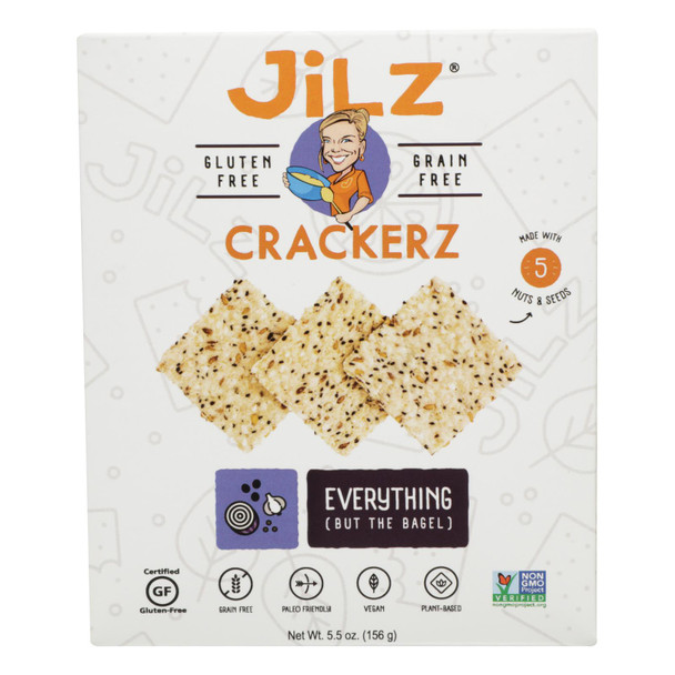 Jilz Gluten Free - Crackerz Evrythng But Bgl - Case of 6 - 5.5 OZ