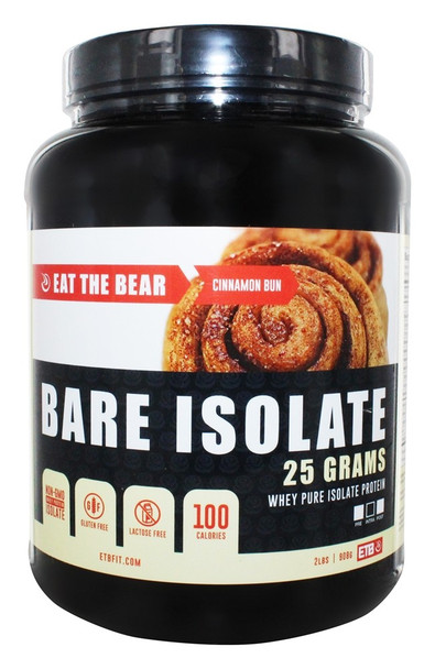 Eat The Bear - Protein Whey Iso Cinnamon Bun - 1 Each - 2 LB