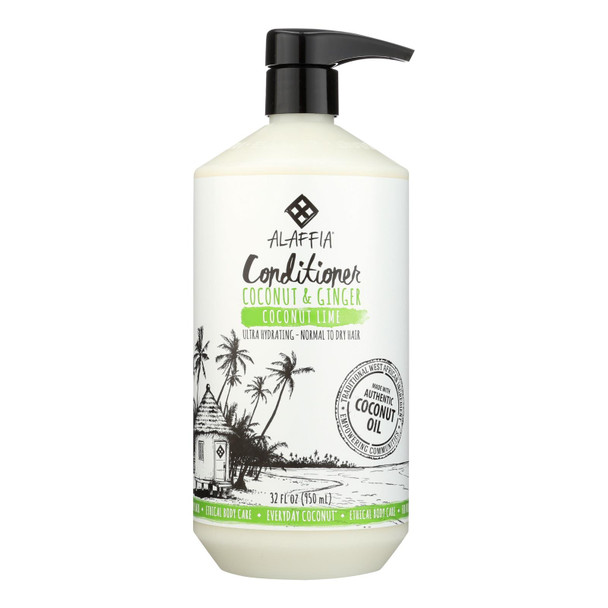 Alaffia Coconut Lime Ultra Hydrating Conditioner  - 1 Each - 32 FZ