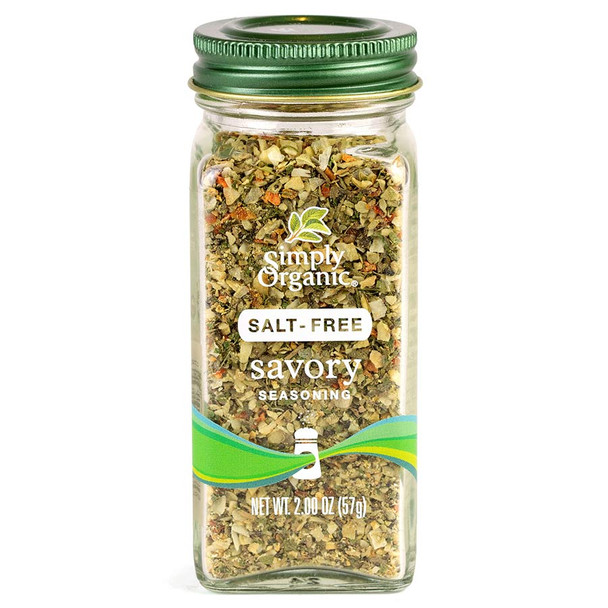 Simply Organic - Seasoning Savory Sugar Free - Case of 6 - 2 OZ