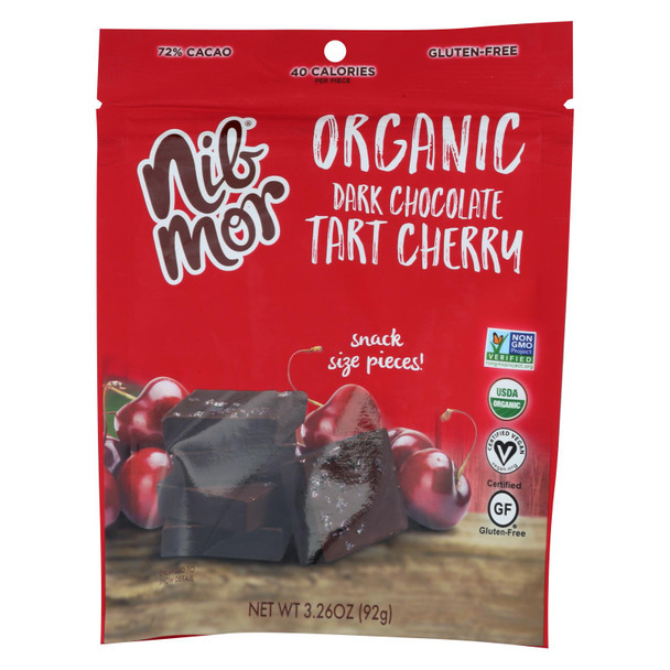 Nibmor - Dark Chocolate Cherry 72% - Case of 6 - 3.26 OZ