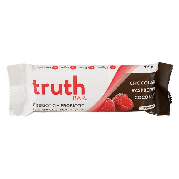 Truth Bar - Bar Chocolate Raspbrry Coconut - Case of 12 - 1.76 OZ