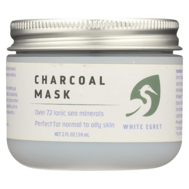 White Egret - Mask Charcoal - 1 Each - 2 OZ