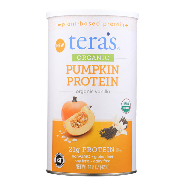 Tera's Whey - Supp Protn Pumpkin Vanilla - 14.8 OZ